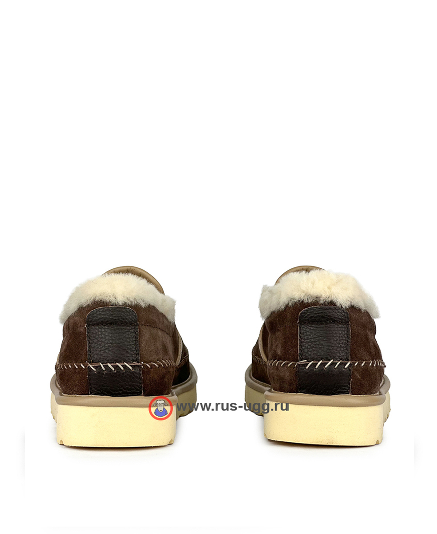 MEN'S STITCH SLIPPER - Chocolate
