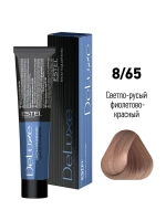 Estel DeLuxe 8/65 Светло-русый фиолетово-красный 60 мл