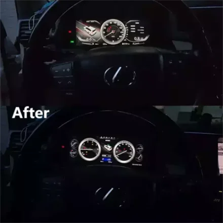 Электронная панель приборов Lexus LX570 2008-2015 - Carmedia NH-LCD-L01 с сенсорным LCD / ЖК 12.3" экраном QLED