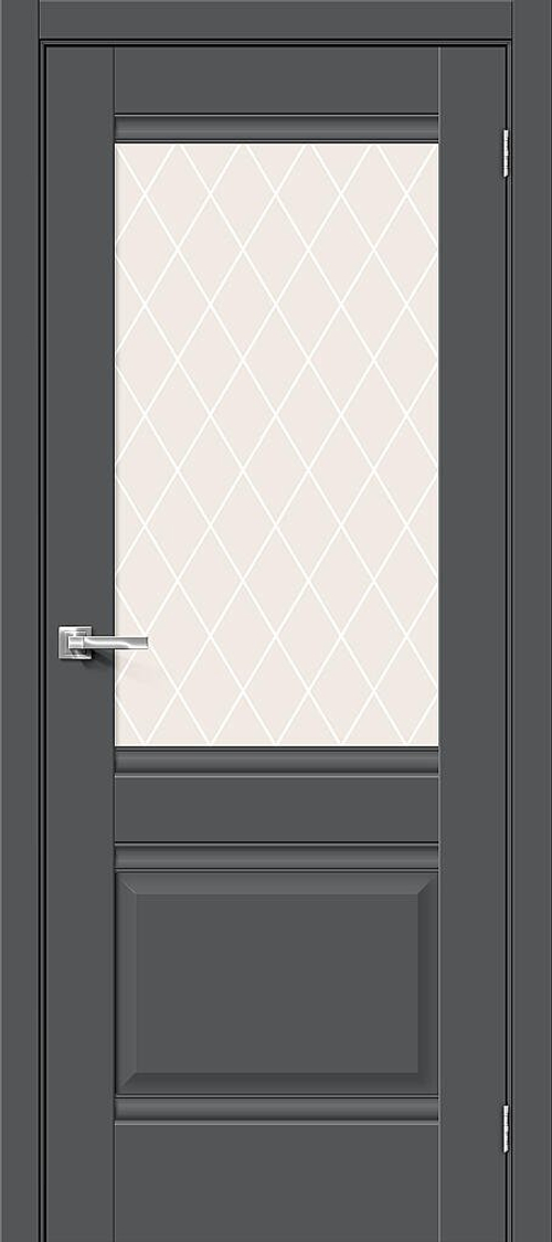 Межкомнатная дверь Прима-3 Stormy Silk / Двери Браво