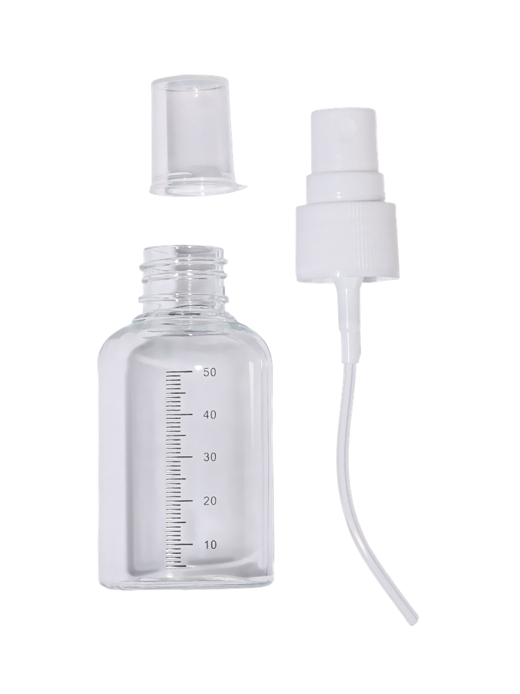 Бутылочка с распылителем со шкалой деления, 50мл
