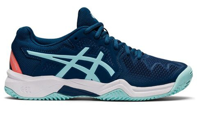 детские Кроссовки теннисные Asics Gel-Resolution 8 Clay GS - light indigo/clear blue