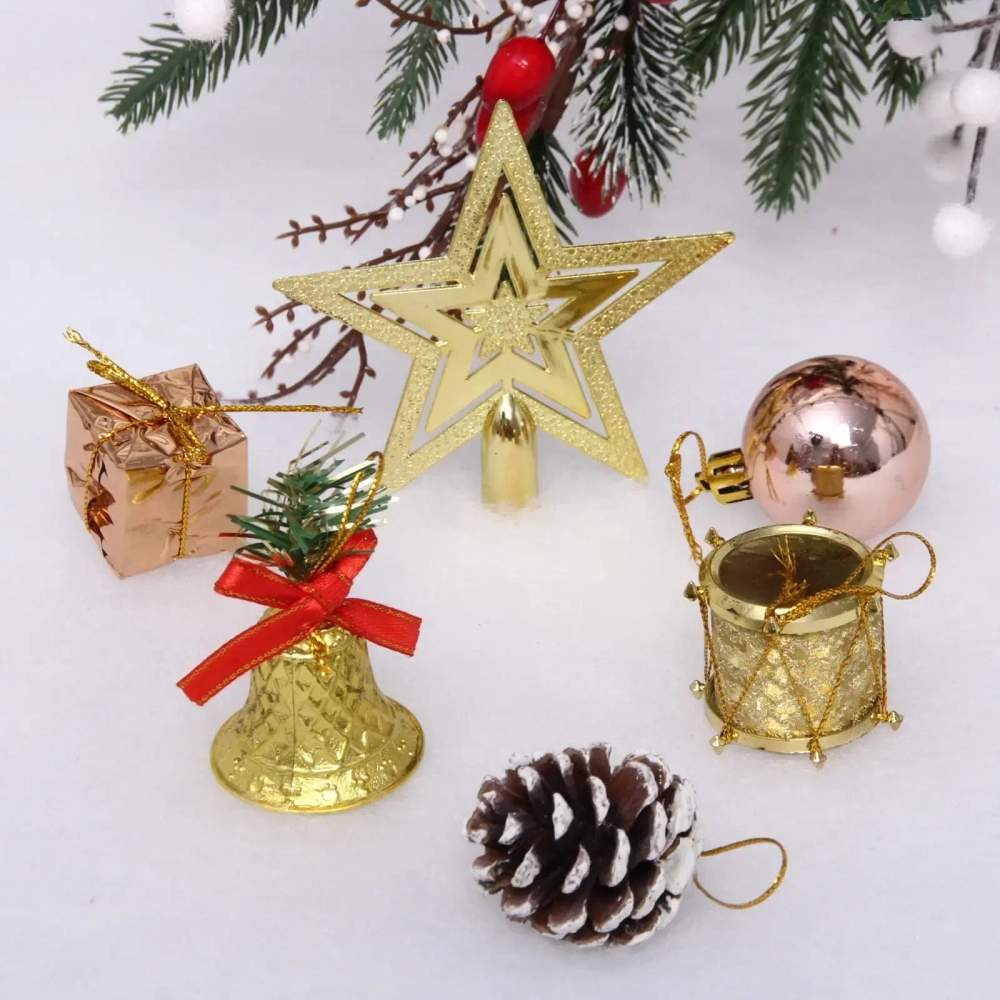 Набор украшений «Звёздный день» 16*7,5*8 см (30 предметов), Золото, розовое золото