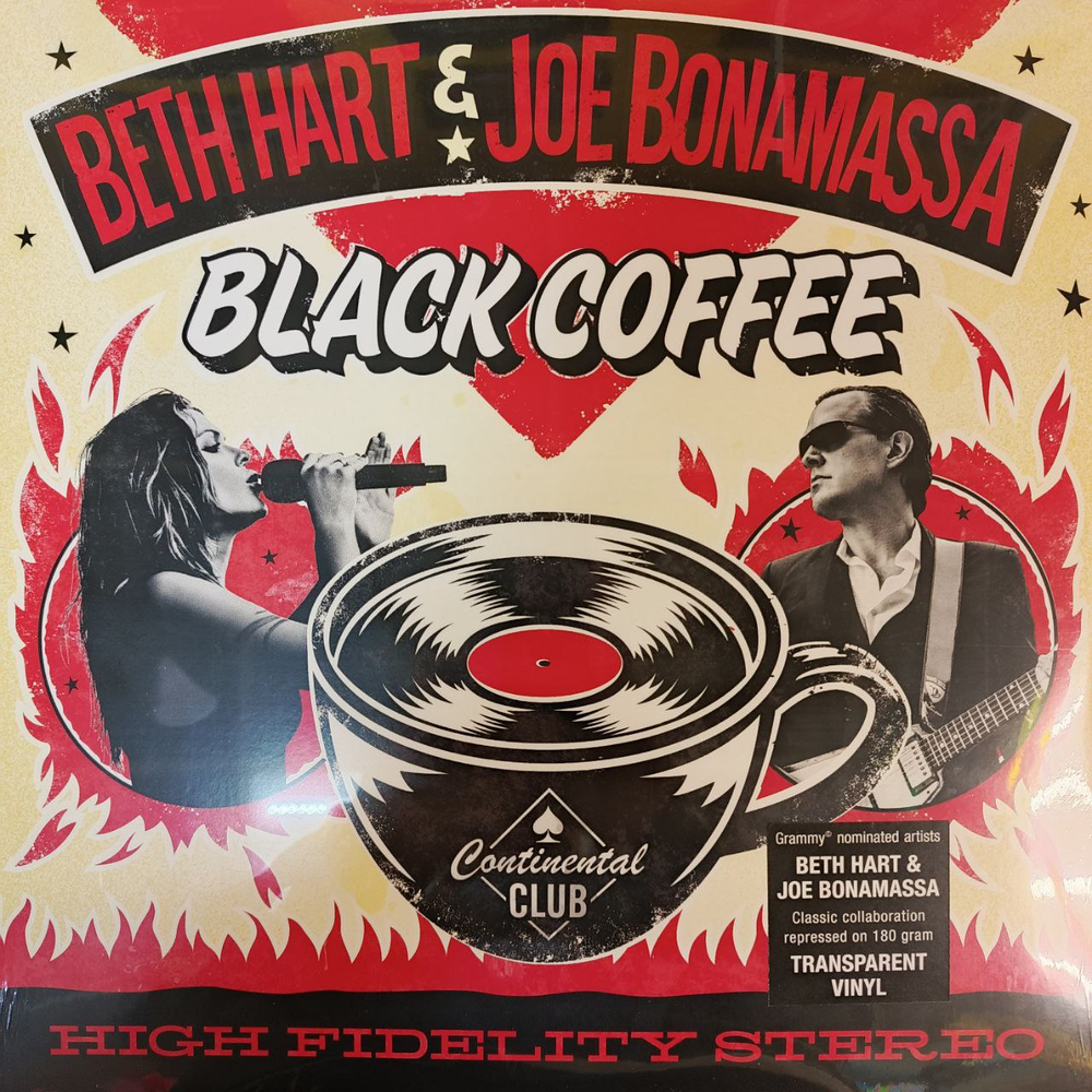 Beth Hart & Joe Bonamassa ‎– Black Coffee 2LP (Голландия 2021г.) Coloured Т