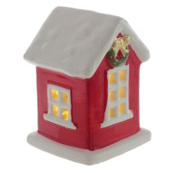GAEM Фигурка декоративная "Домик" с подсветкой, L7,5 W7,5 H10,5 см, (LR44х3