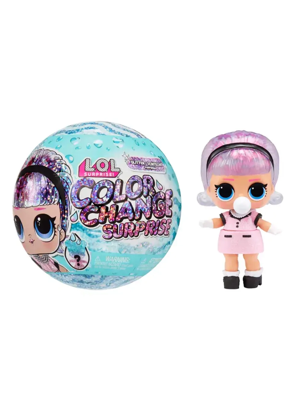 Кукла Лол в шаре Lol Color Change Glitter маленькая оригинал
