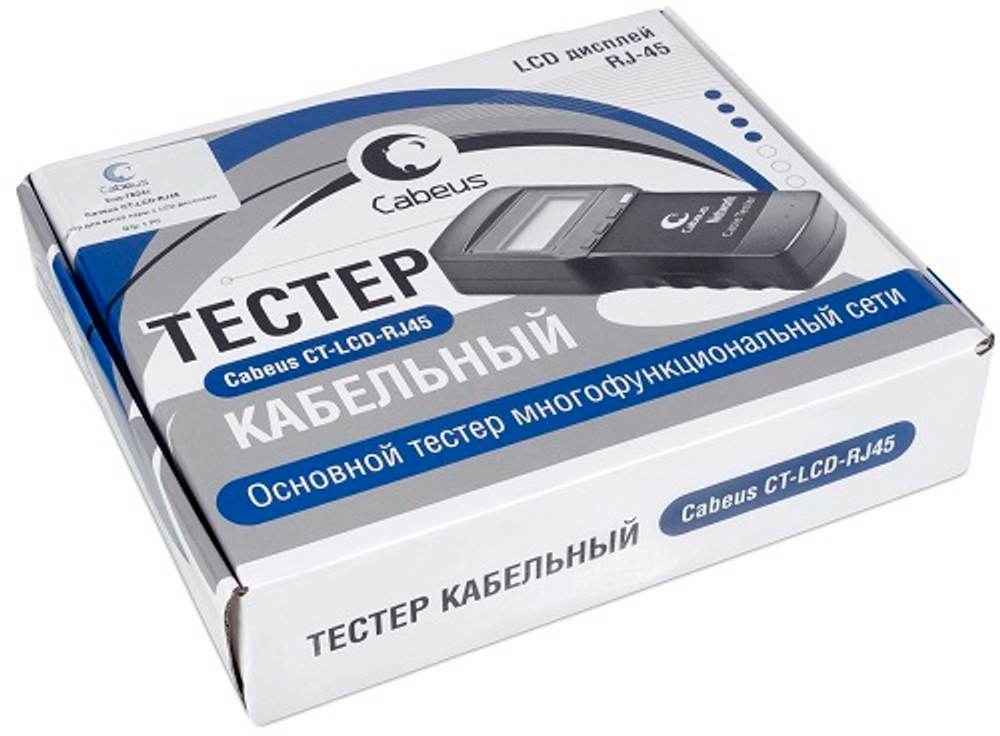 Тестер  Cabeus CT-LCD-RJ45