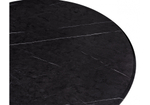 Стол деревянный Woodville Тулип 80х73 мрамор черный, черный, ножки черные