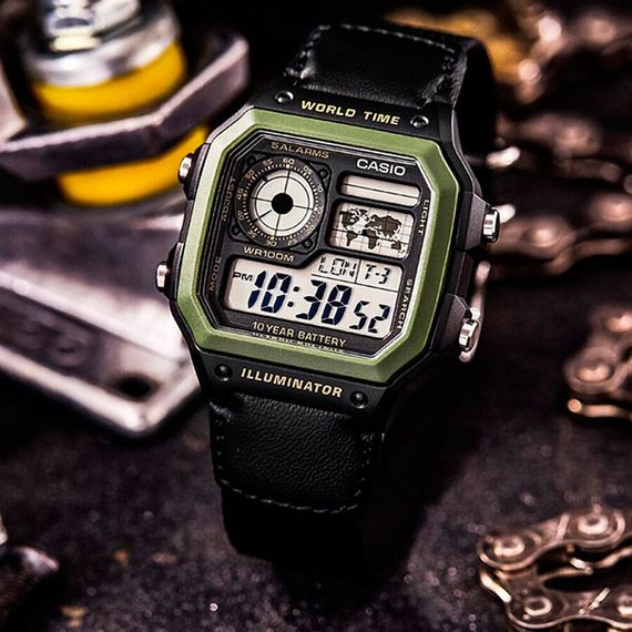 Наручные часы CASIO AE-1200WHB-1B