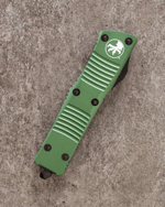 Автоматический складной нож Microtech Troodon S/E Green Droppoint Black VG-10 139-1OD (черный-зеленый)
