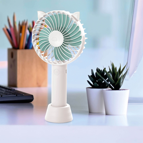 Вентилятор Energy EN-0610 USB (настольный, аккумулятор) белый (103932)