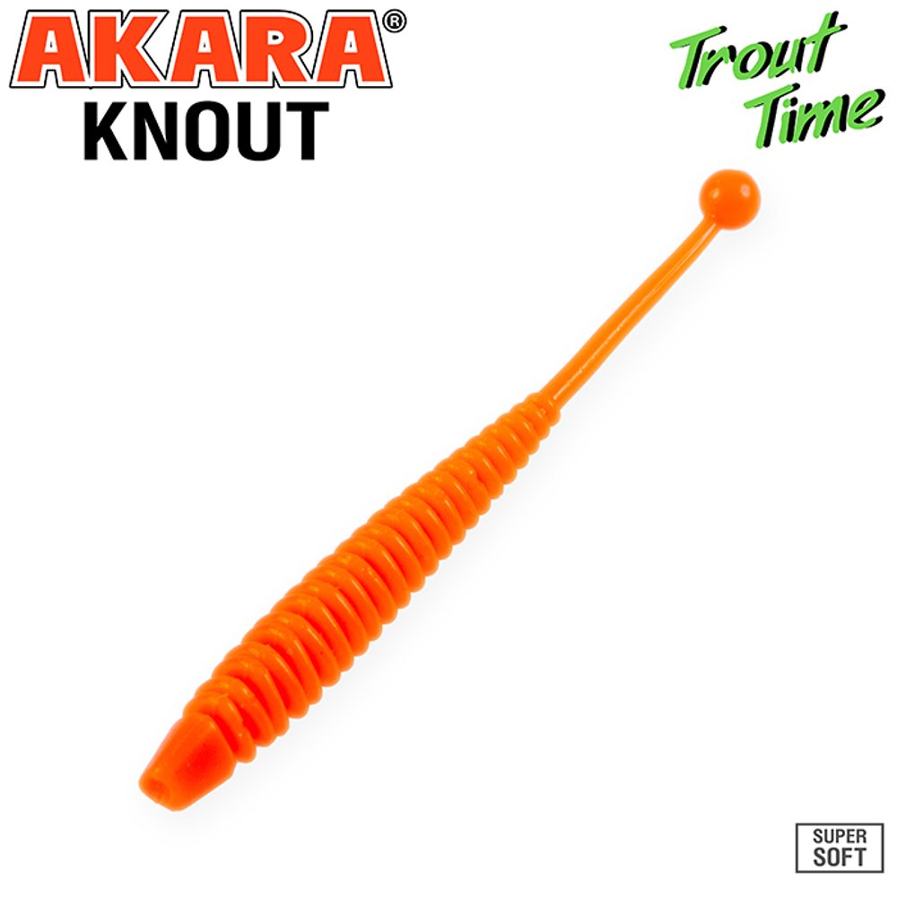 Силиконовая приманка Akara Trout Time KNOUT 2,5 Cheese 100 (10 шт.)
