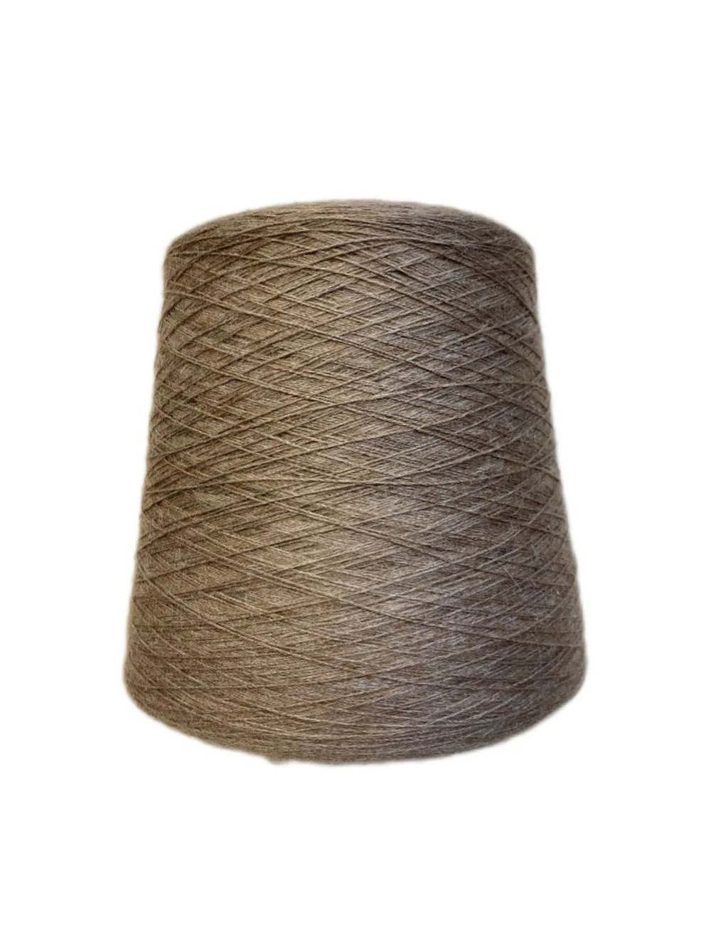 Пряжа бобинная Италия 245 г / 1592 м,(100г-650м) 50% кашемир 50% крапива, тонкая нить для вязания, премиальная