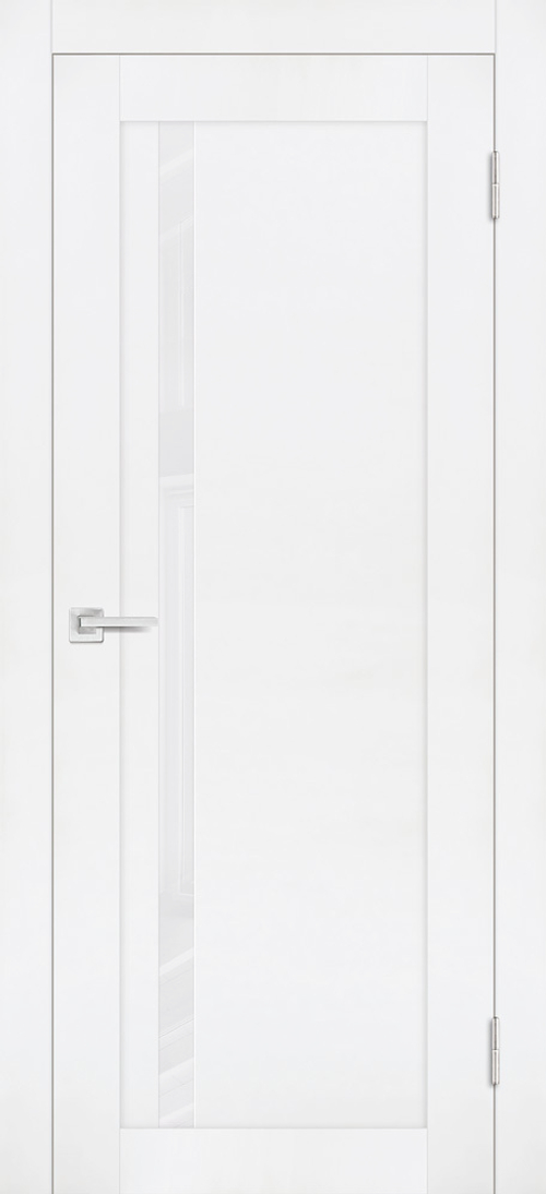 Дверь PST-8 / Цвет белый бархат / белоснежный лакобель / Двери PROFILO PORTE