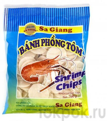 Чипсы креветочные Sa Giang Banh Phong Tom, 100 гр