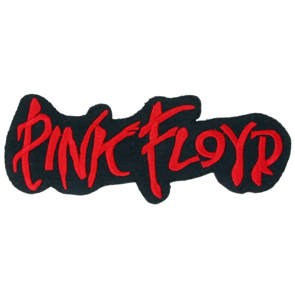 Нашивка Pink Floyd (надпись,красная)