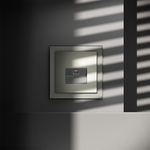 Розетка компьютерная встраиваемая VOLTUM S70 RJ45 кат.6, (сталь)