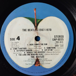 Винтажная виниловая пластинка LP The Beatles 1967 1970 (Japan 1973) (Obi, Poster, Booklet)