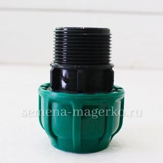Муфта ПНД с наружной резьбой 32х1 1/4