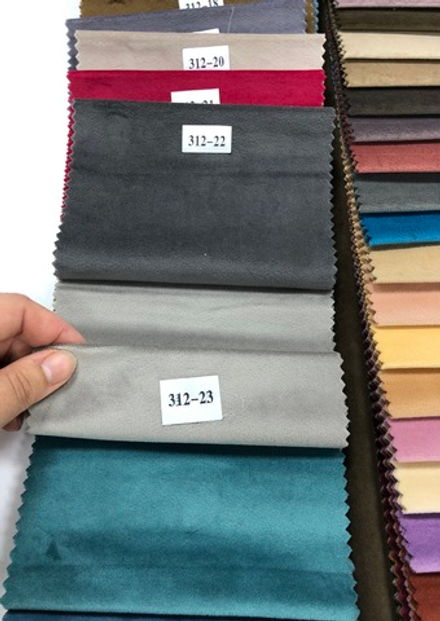 Шторы из однотонного бархата матового, цвет 23