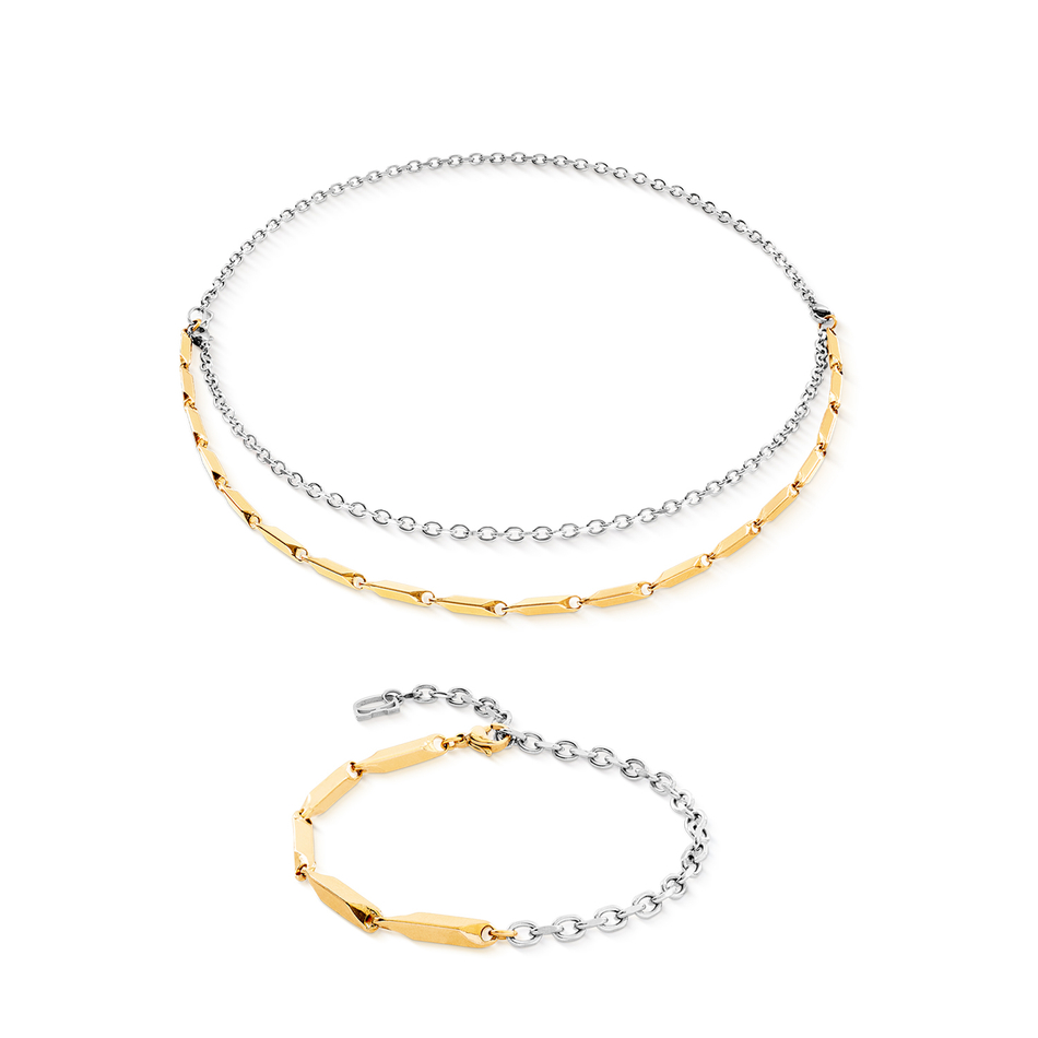 Колье Coeur de Lion Gold-Silver 0804/10-1617