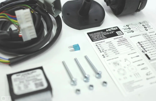 Штатная электрика Koffer к фаркопу для Exeed TXL 2021-, 7-pin арт.ETK22021