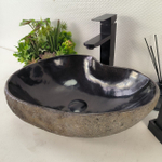 Раковина из речного камня RS-65081 44*34*15 0861