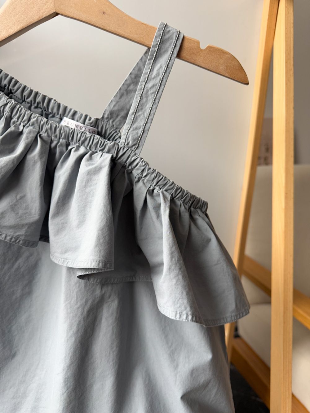 Хлопковая блузка Brunello Cucinelli, 128