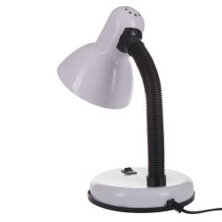 TLI-204 Светильник настольный. Цоколь E27. Цвет белый.