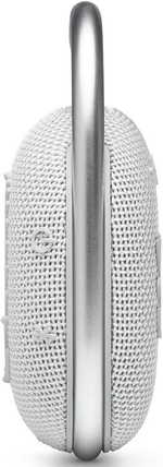 Колонка портативная JBL Clip 4, 5Вт, белый [jblclip4wht]