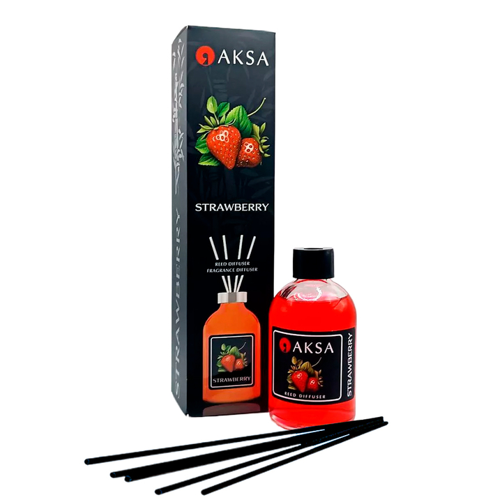 Диффузор ароматический Aksa Strawberry Клубника 100 мл