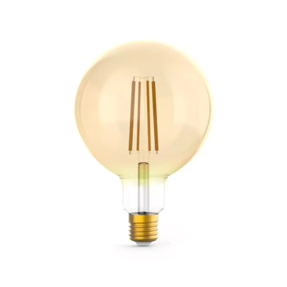 Лампа Gauss LED Filament G125 10W E27 820Im 2400K golden диммир. 158802010-D