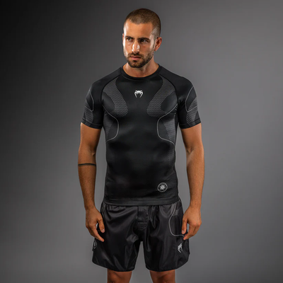 Рашгард Venum Nexus SS Black/Silver