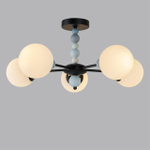 6526/5C MODERNI LN23 291 чёрный Люстра потолочная E14 5*40W 220V SUNDAY