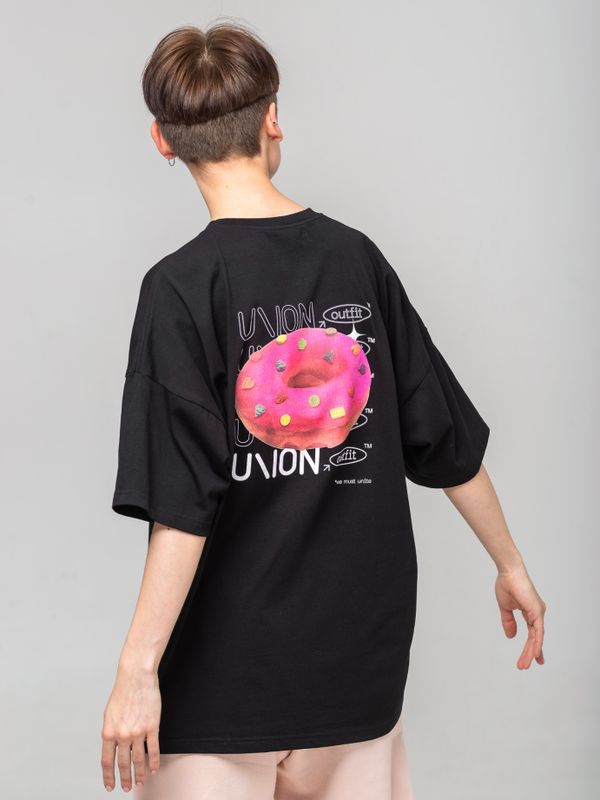 Футболка Union Outfit Black Donut - фото 3