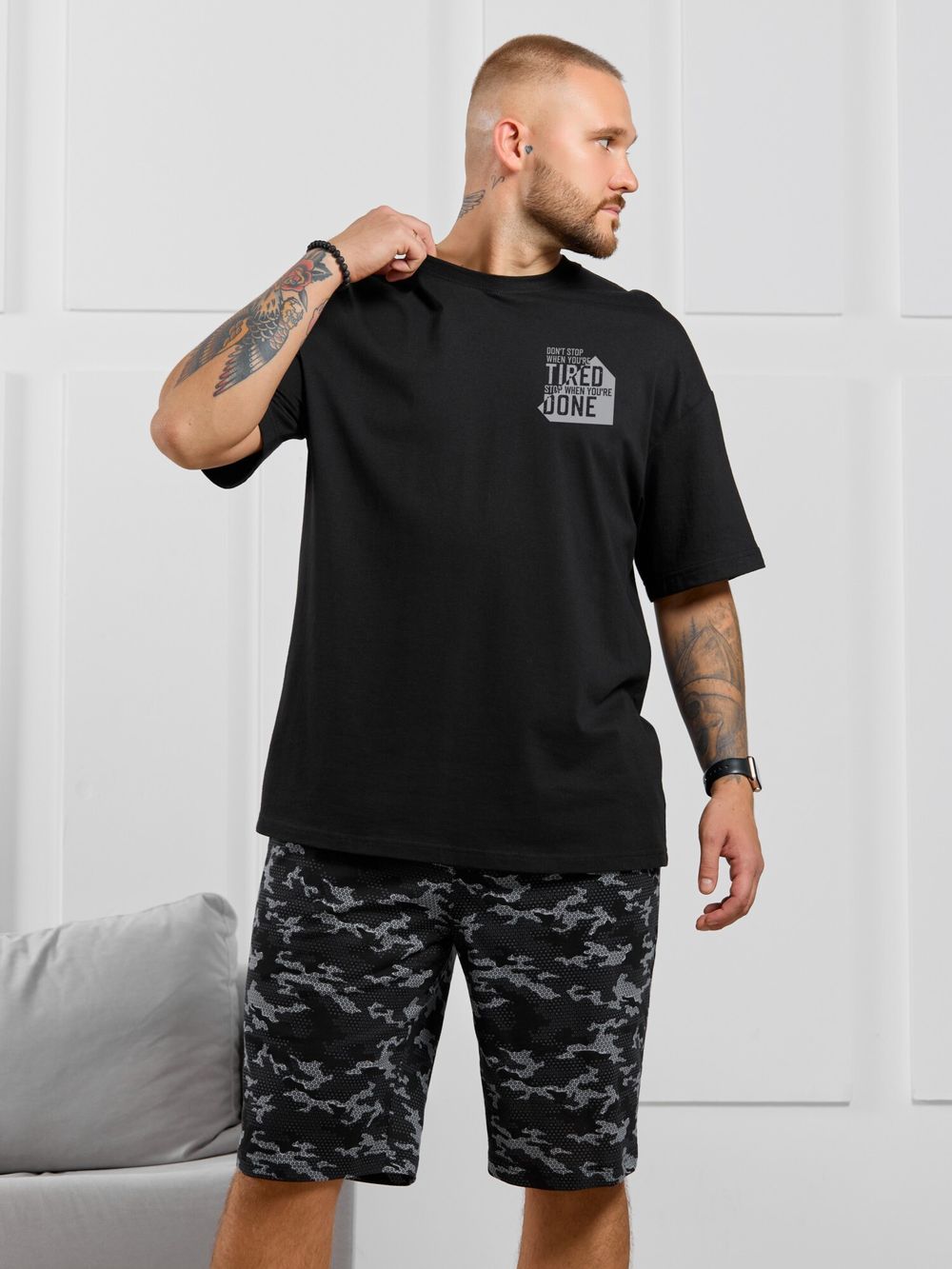 Костюм мужской Экипаж-4 Виотекс ЧЁРНЫЙ