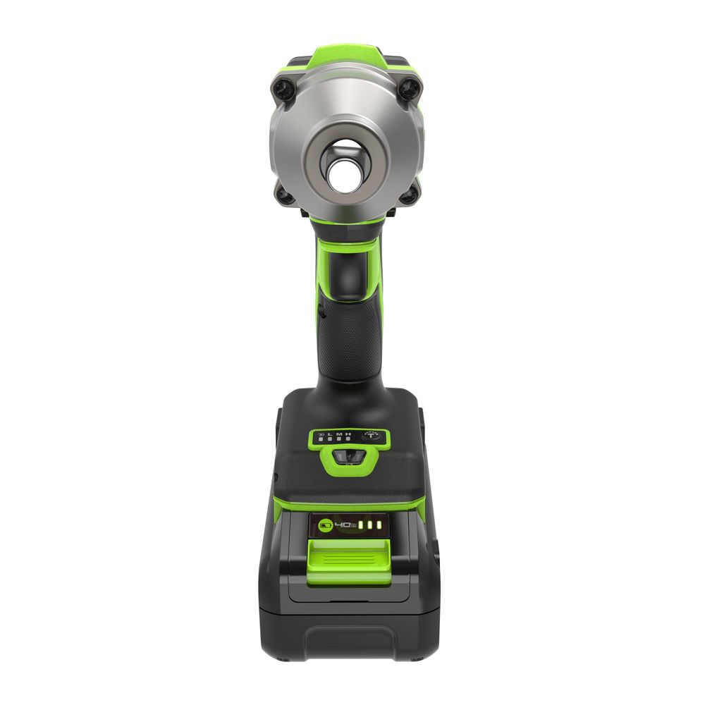 Гайковерт ударный акк. Greenworks IW5500, 24V, б/щет, 1/2'', 500Нм, 3 режима, 1х4Ач,ЗУ,кор (3805007CUB)