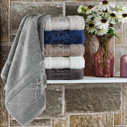 Полотенце махровое "АВТ. MELINA Бамбук" PHILIPPUS, 100% хлопок, Турция.