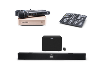 Комплект караоке Evolution Evobox Classic [Gold] + саундбар EvoSound Bar