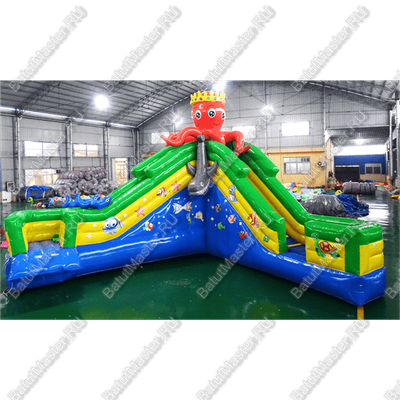 Наземный надувной аквапарк «Осьминог» 31*23*6 м