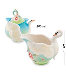 Pavone FM-76/ 2 Набор сахарница и молочник «Лебеди»