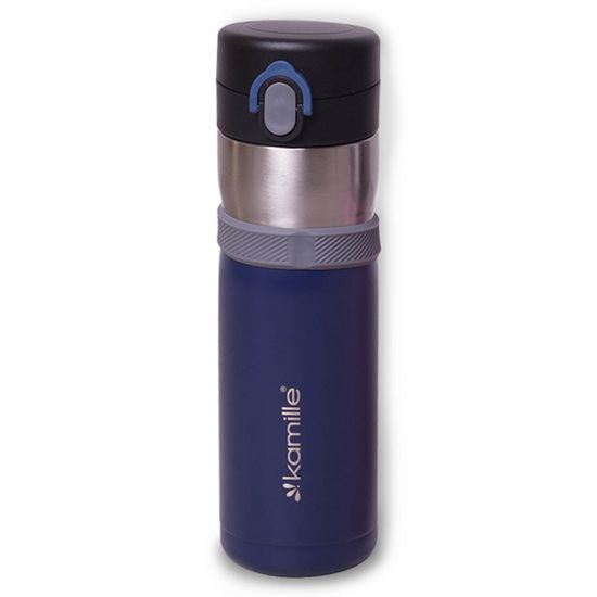 Термос-бутылка 400 мл из нержавеющей стали Kamille KM-2014