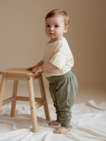 Ползунки для новорожденного оливковый