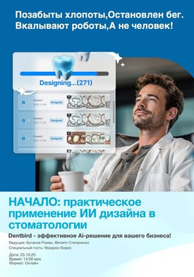 НАЧАЛО: практическое применение ИИ дизайна в стоматологии