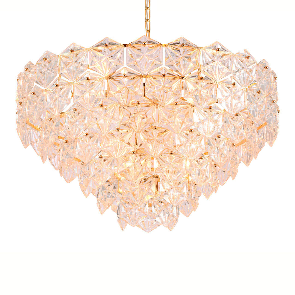 Люстра Cloyd GRADUAL-A C12 / Ø80 см - золото (арт.10324)