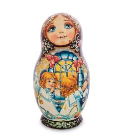 Народные промыслы МР-16/ 9-A Матрешка 5м «Мария с ангелами»