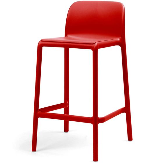 Полубарный стул Faro Mini красный