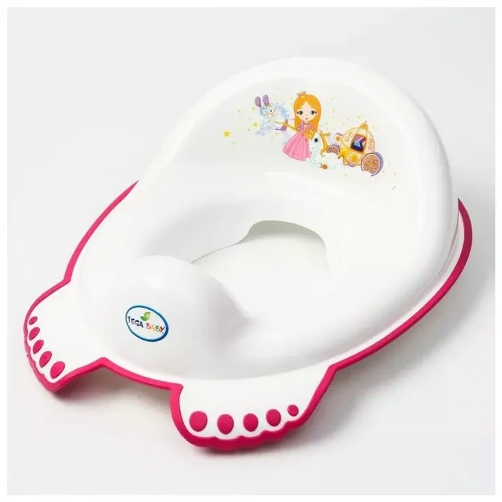 Накладка на унитаз  "Принцесса" (Little Princess)  нескользящая (white-белый)