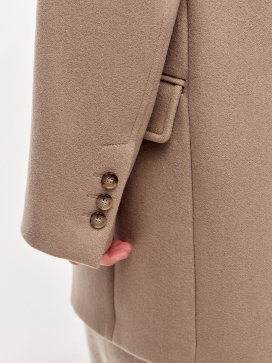 Жакет-пальто из шерсти