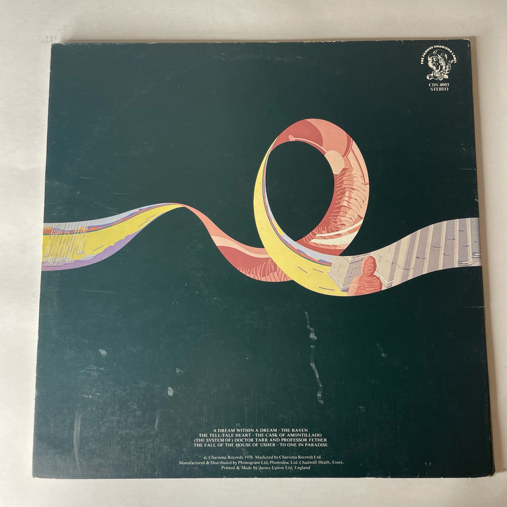 Винтажная виниловая пластинка LP The Alan Parsons Project, Tales Of Mystery And Imagination, Edgar Allan Poe (Англия 1976)